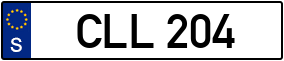Truck License Plate